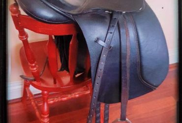Black Leather All Purpose Saddle CONCORD