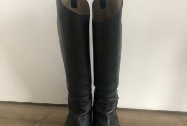 Tall leather boots, handmade