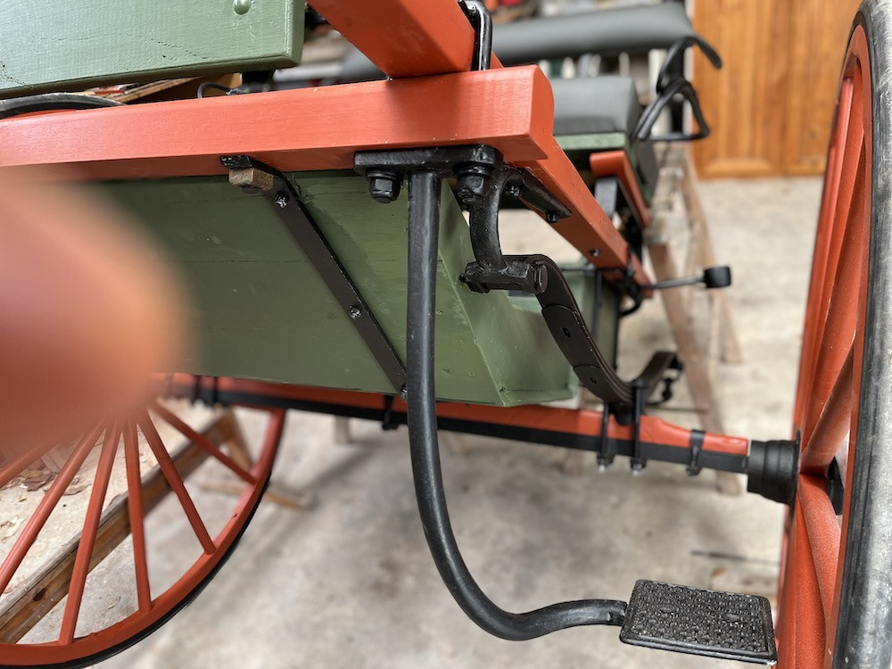 Vintage cart restored to new