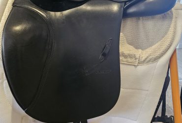 17″ Passier Hubertus Dressage Saddle Black