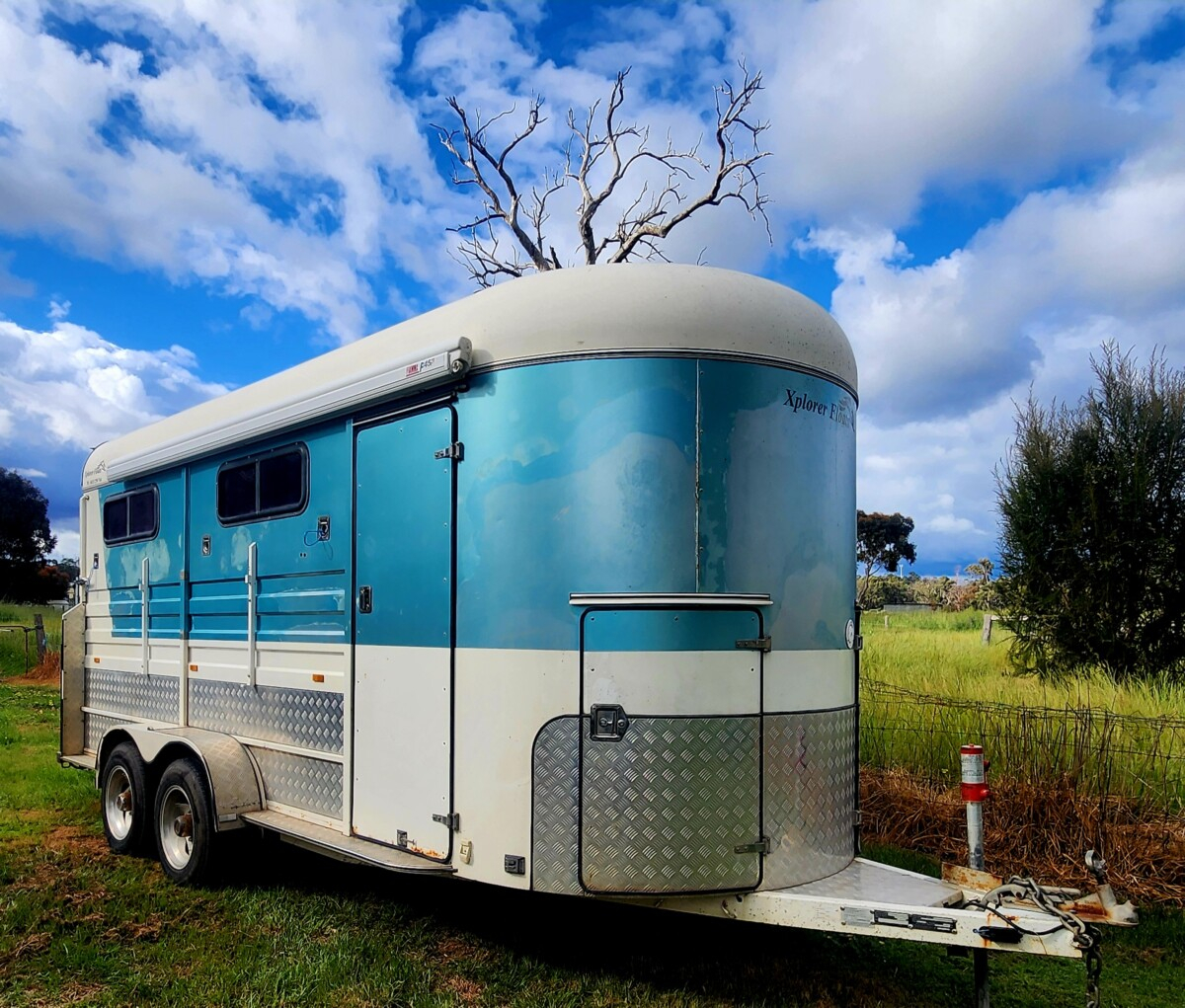 Xplorer 3 horse angle with dressing room